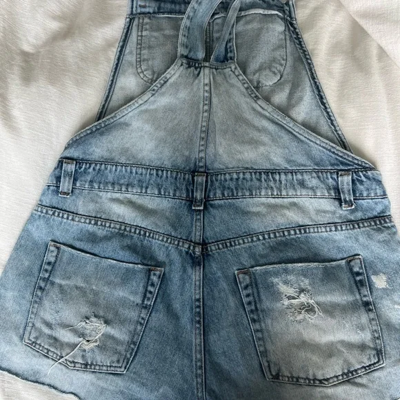 FARM Rio Light Blue Denim Overalls - Picture 3 of 5